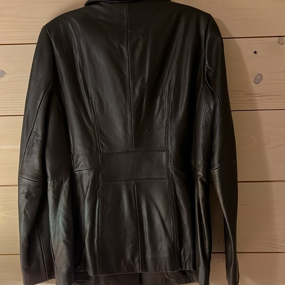 Avanti Medium vintage real leather jacket - Picture 3 of 12